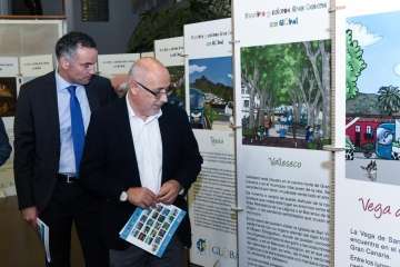 La fiesta aniversario de Global se celebró este miércoles en el Cabildo grancanario (Foto TA)